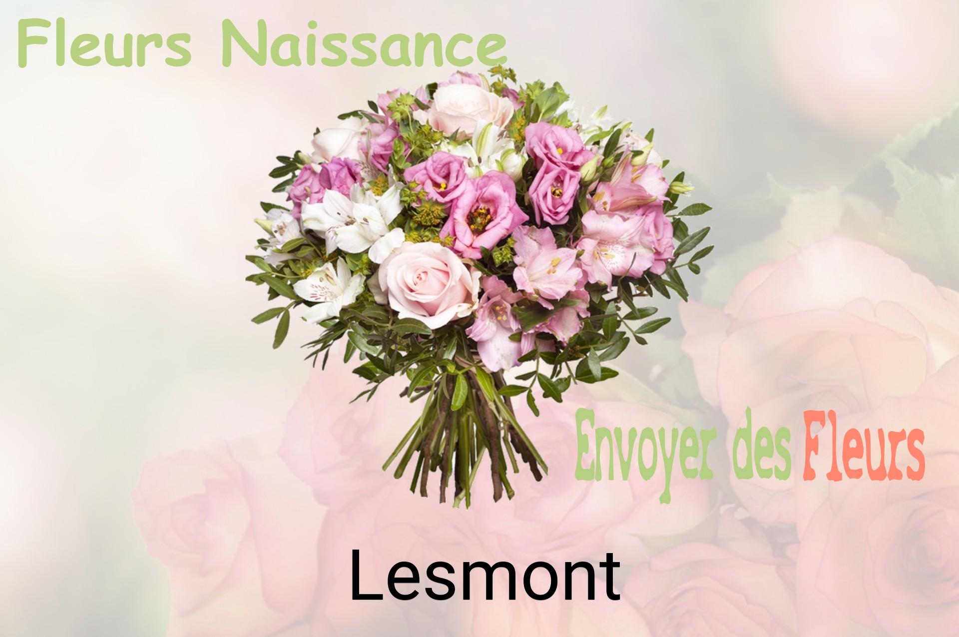 Bouquet de fleurs de naissance livré à Lesmont